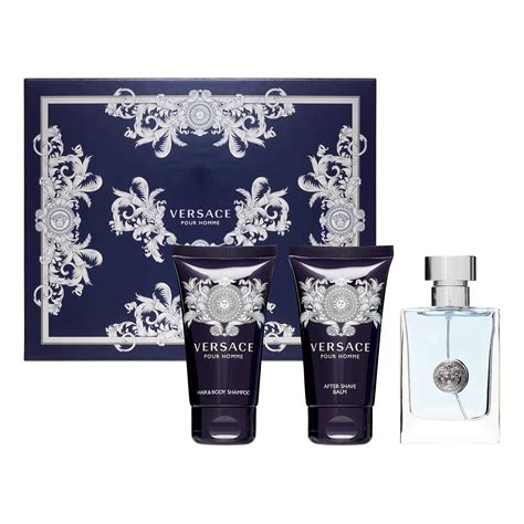 versace pour homme mens gift set|Versace Pour Homme 30ml.